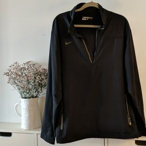 Mens Nike Large Black Dri-Fit Windbreak, size L